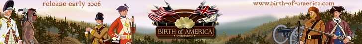 Advert:  Birth of America computer game - please click here
