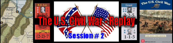 The U.S. Civil War - Board Game Replay - Session #2