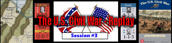 The U.S. Civil War - Board Game Replay - Session #3