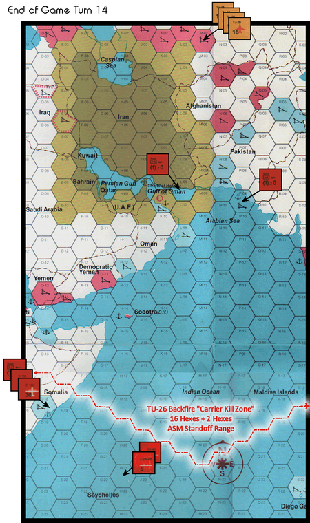 Gulf Strike - End of Game Turn 14