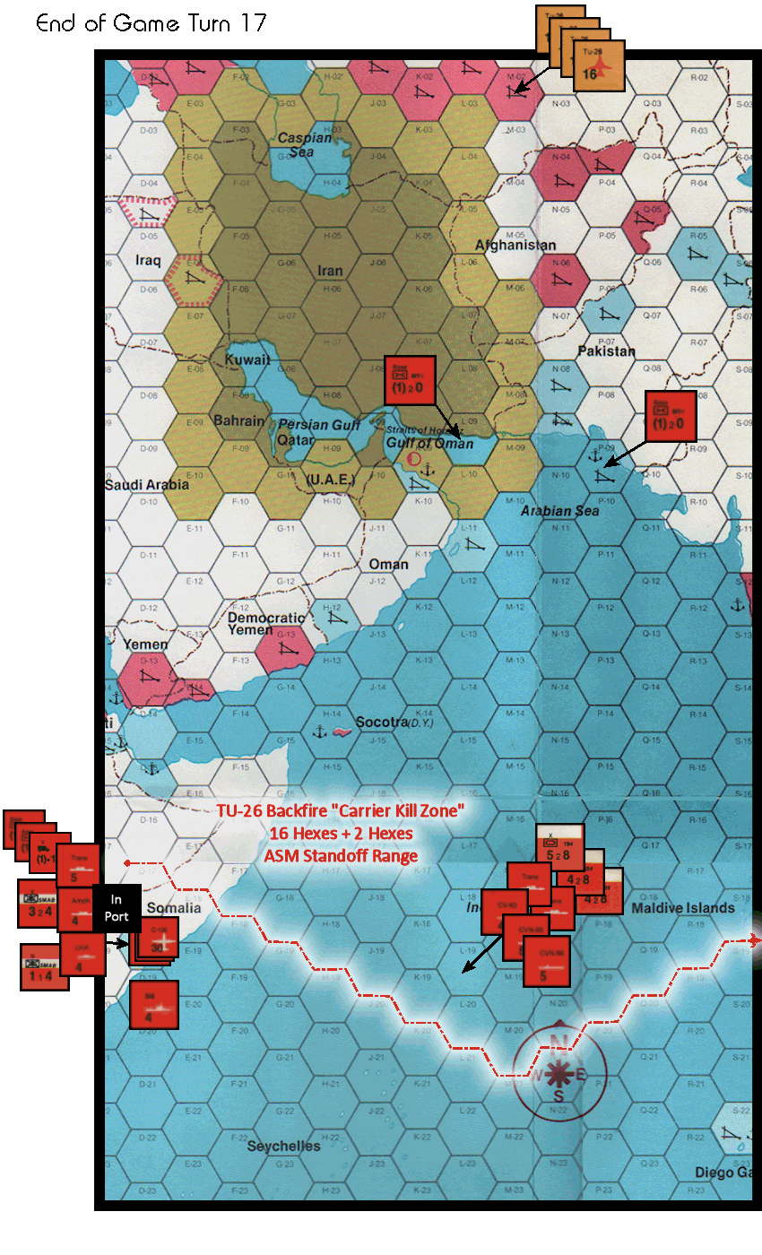 Gulf Strike - End of Game Turn 17