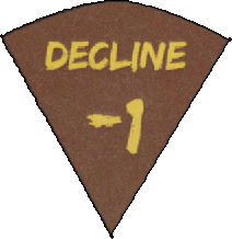 Mound Builders Board Game - Decline Marker