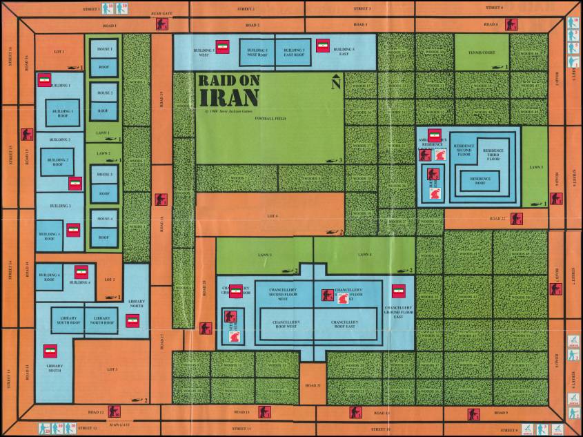 Raid on Iran - Starting Militant Positions
