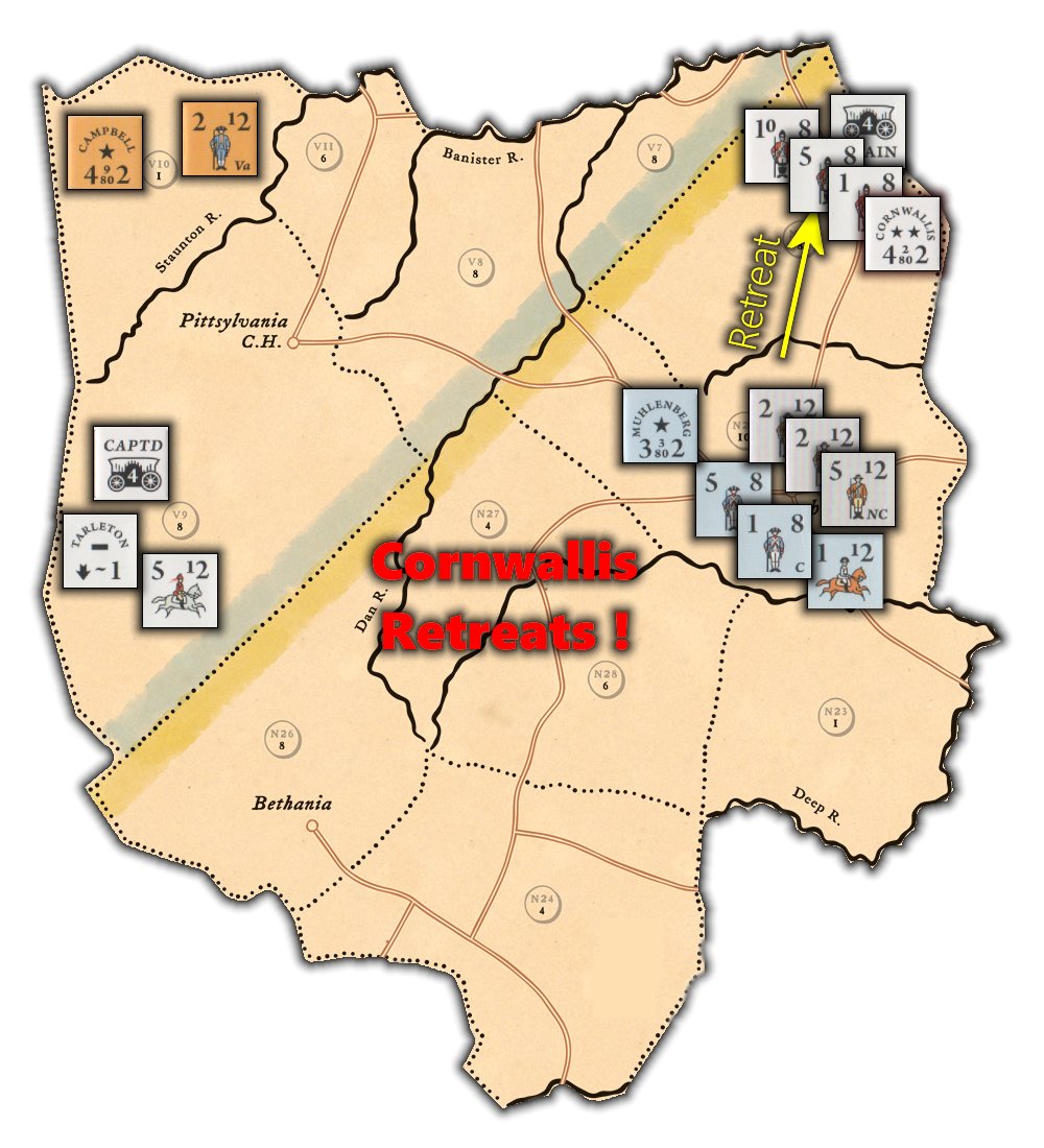 Tarleton's Quarter: Field Battle Example - Cornwallis Retreats!