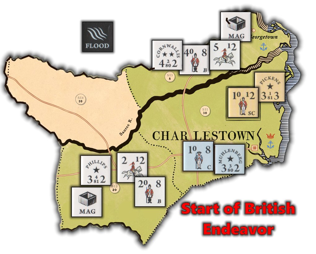 Tarleton's Quarter: Siege Example - Start of Endeavor
