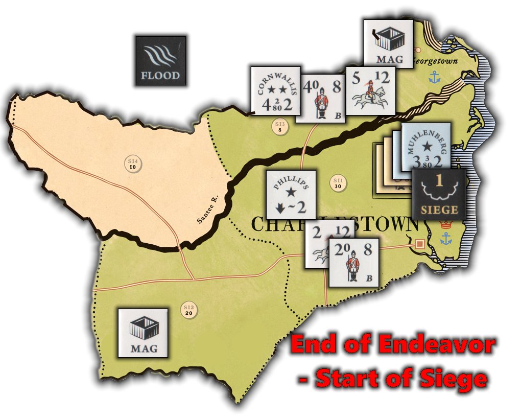 Tarleton's Quarter: Siege Example - Final Positions